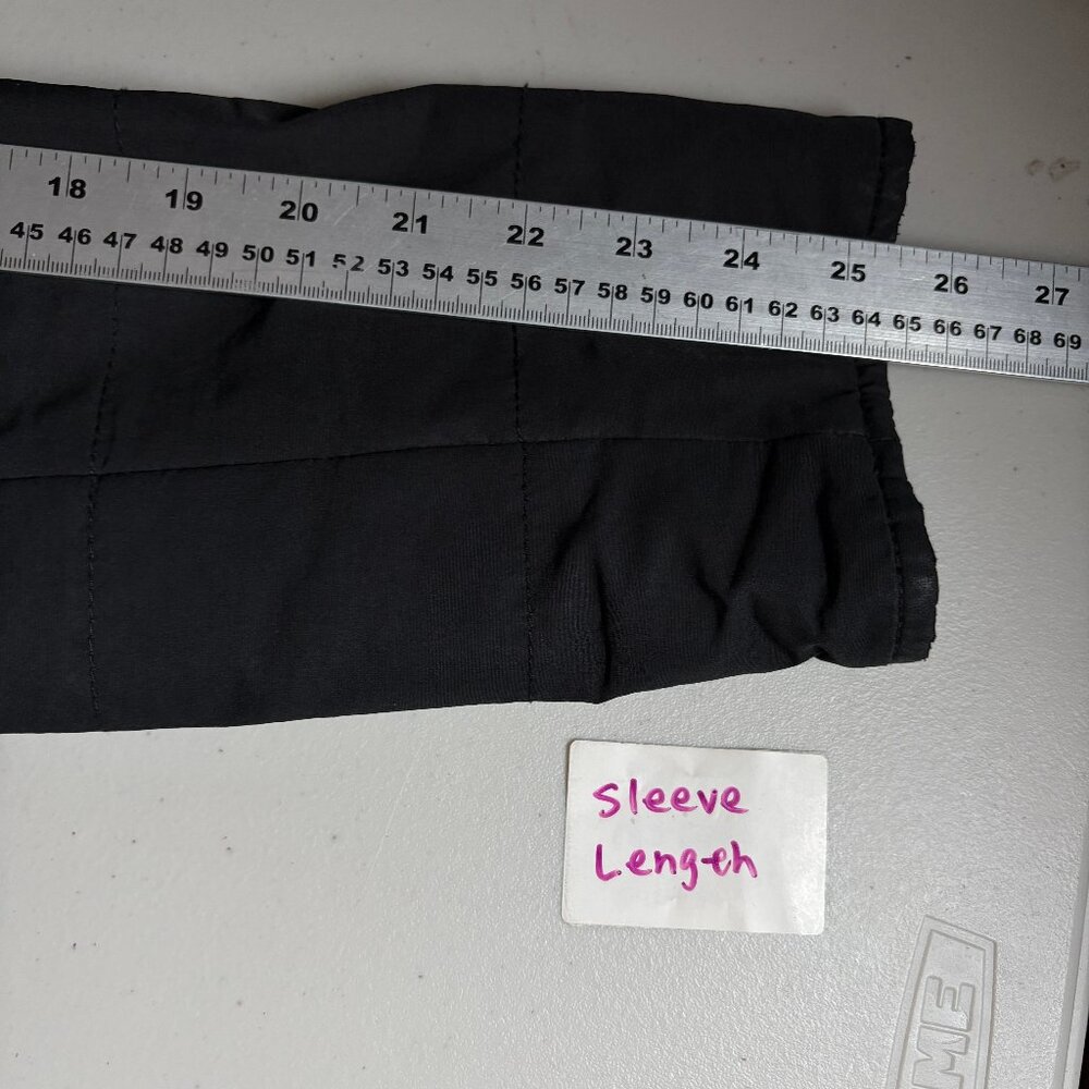 John Varvatos USA Wool Blend Hooded Peacoat Jacket - Men's Size L - Black - Picture 14 of 15